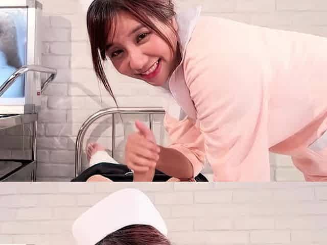 Wu Mengmeng - Lascivious nurse eats patient's big cock