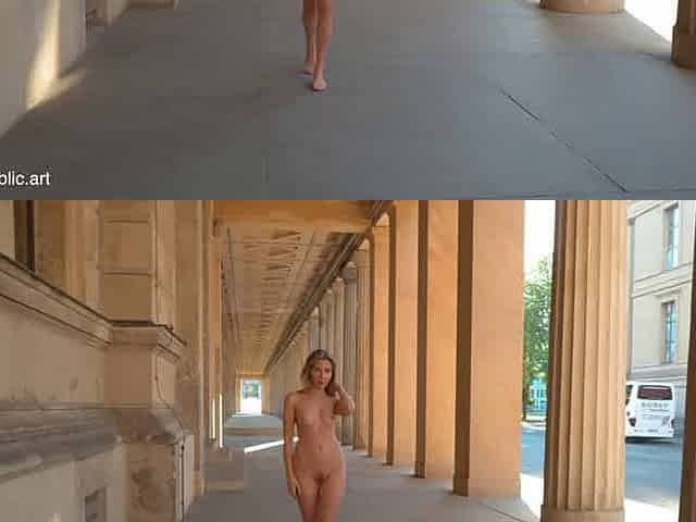 Amalia S naked in public