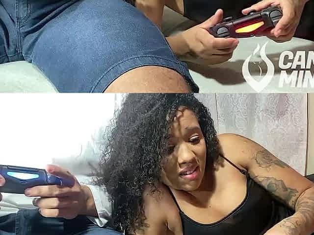 My Ally's Girlfriend Sucks My Knob To Win Me In FIFA