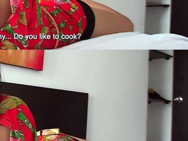 LATINA TEEN got my CUM on her pretty face