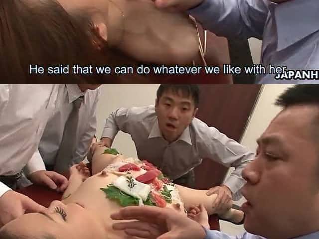 Oriental honey is banged like a salad