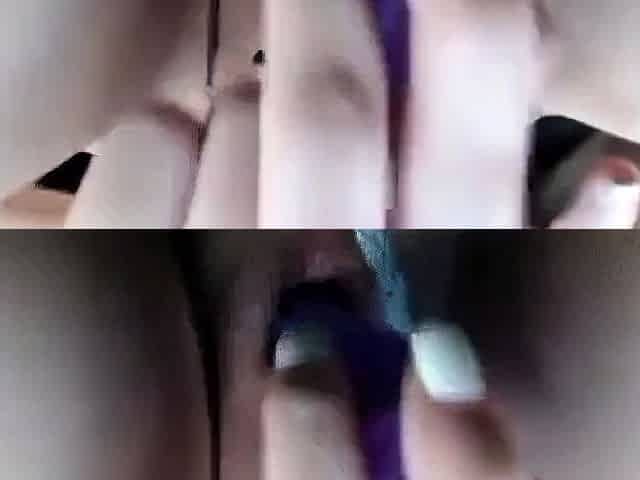 Blonde Babe Masturbates with Dildo and Squirts in Car