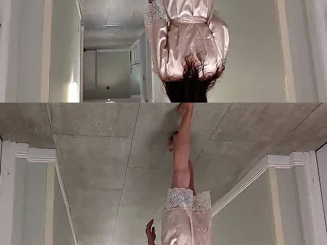 Redhead Wife Flashes Her Body Going For Ice At The Hotel - Pepper Starks