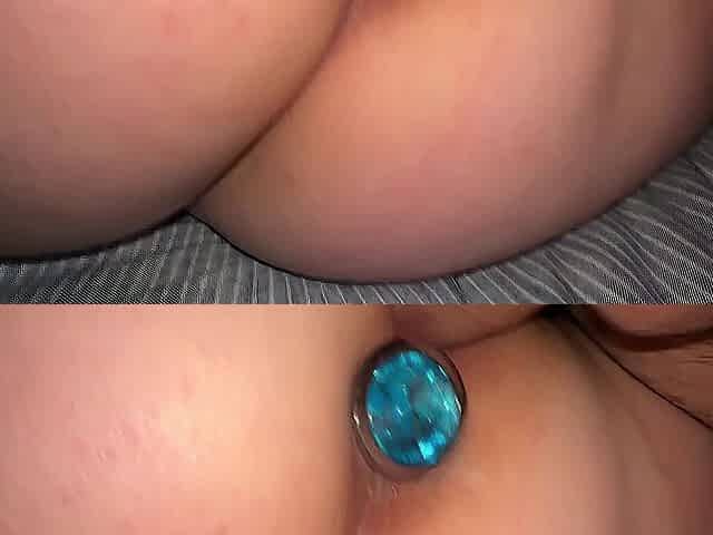 TRIPLE Penetration (1 Jock, two Toys) - SQUIRT on Face and Facial with Russian Golden-haired - HAVE TO SEE