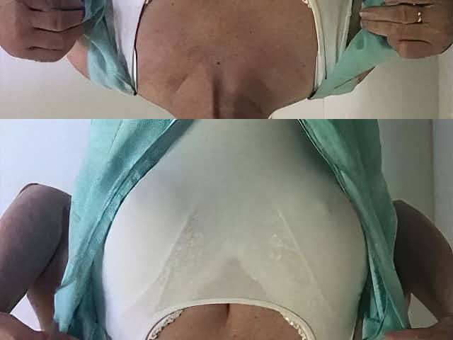 My wife does a little striptease