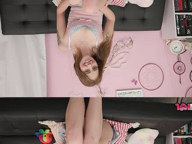 Lucy Foxx Solo Jerk-off Guide Blonde Babe Masturbates Intensely