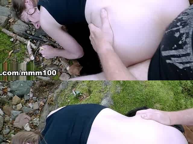 Belgian MILF Alice Maze's Outdoor Encounter with Terry Kemaco by the River - MMM100