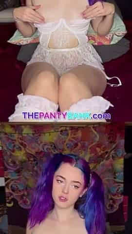 Super Cute Tiny Teen Has A Panty Fetish And Enjoys Masturbating With Pants And Toy - The Panty Bank