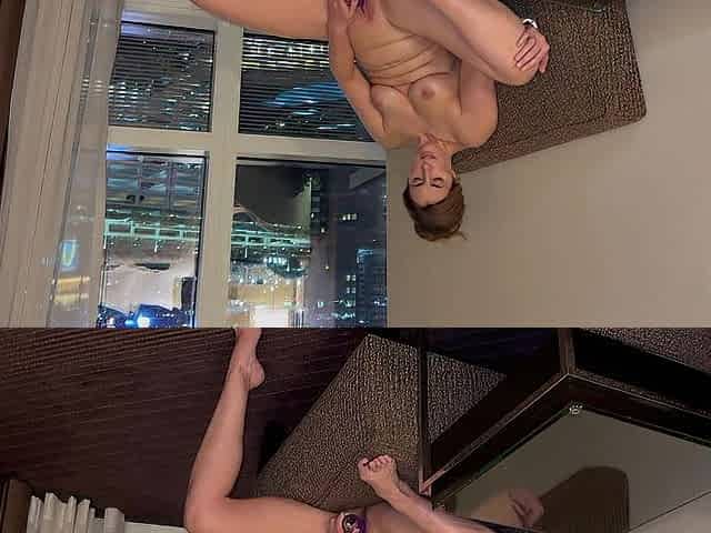 Amateur mother i'd like to fuck doxy screwed in front of hotel window