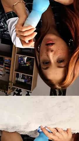 Schoolgirl sextape - bad dragon creampie