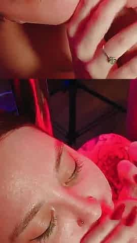 Slut Wife Sucking Two Cocks Nearly Loses an Eye