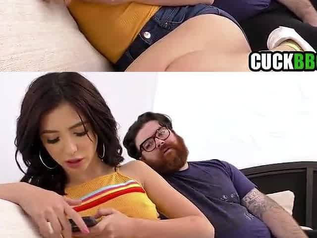 Cuckold Made To See His Crush Booty Screwed By Ebony Bull