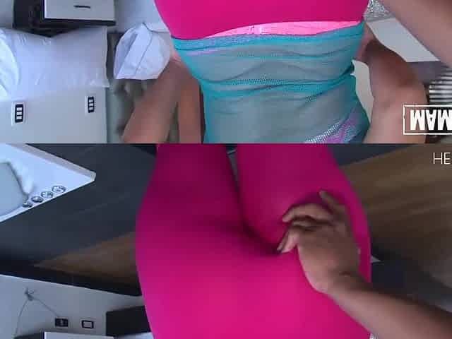 Her Large Butt - Massive Booty Lalin girl Teen In Love With The BBC - MamacitaZ