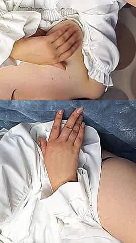 The White Dress Makes Her Naughty - Pussy Spreading