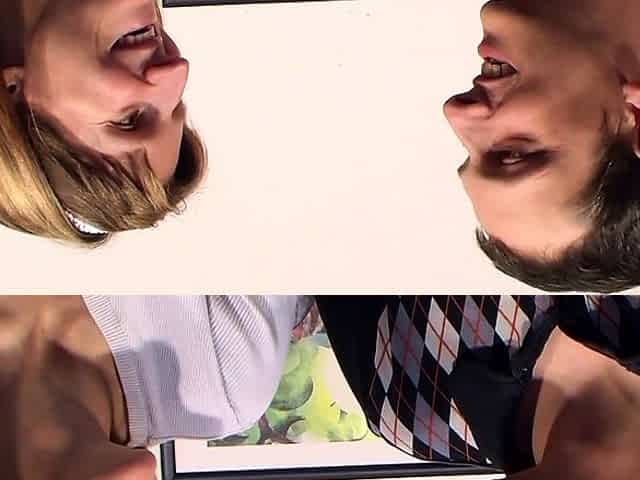 Stupid German Cuckold let his Anorexic wife Fuck Stranger