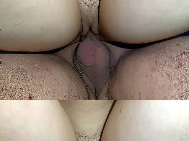 Constricted Hairless Vagina Doggy position Bang & Cunt gap contractions