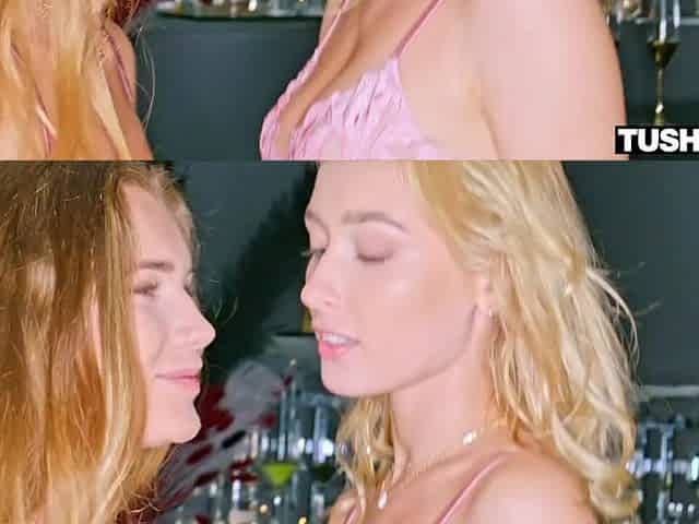 TUSHYRAW BFF women Booty banged in three-some