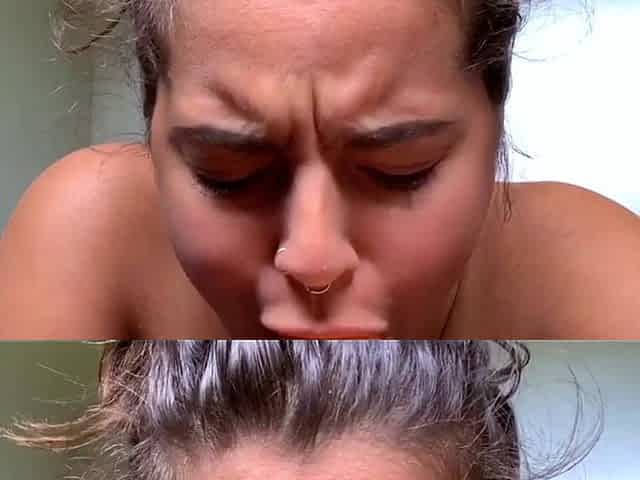 Close up teen masturbation