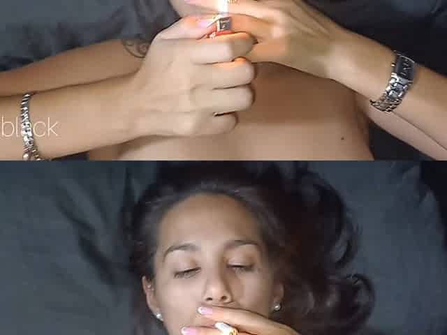 Smoking While He Fucks My Pussy