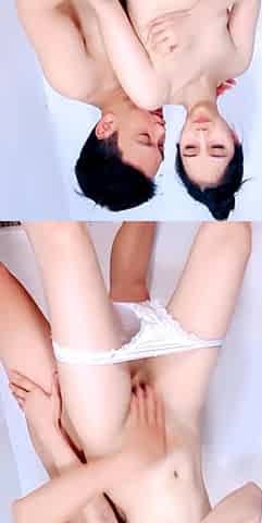Japanese teen has her trimmed pussy toyed