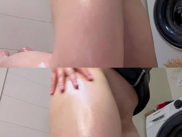 Fingering Virgin Asshole and Pussy