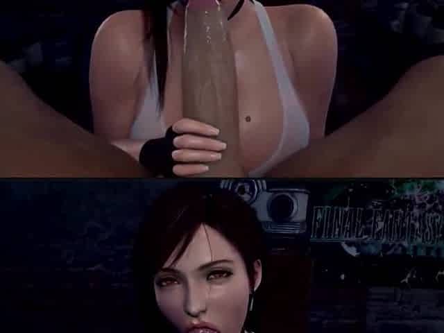 Thicc Breast Tifa Sucks Your Ramrod