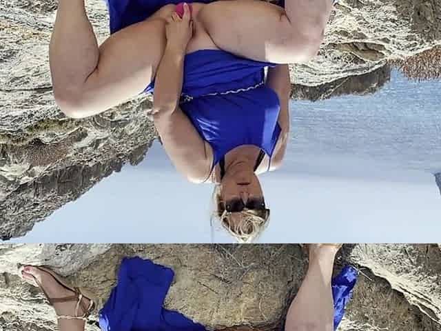Public Squirting Orgasm by Horny Amateur MILF