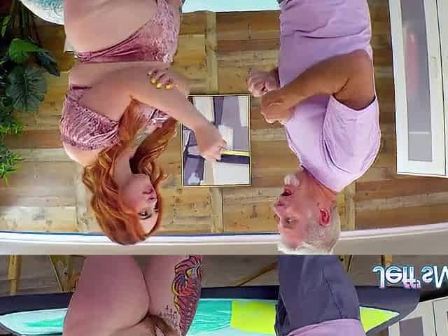 Curvy Redhead Adora Bell Gets a Ideal Rubdown