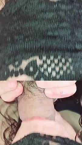 Playing a Little with His Dick