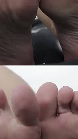 Blonde Girl in Amateur Footjob!