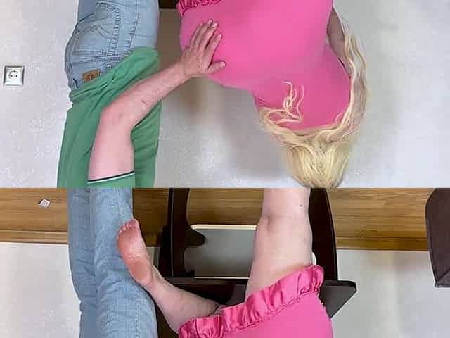 old housewife doesn't mind relaxing with a large schlong in her butt and made a mient