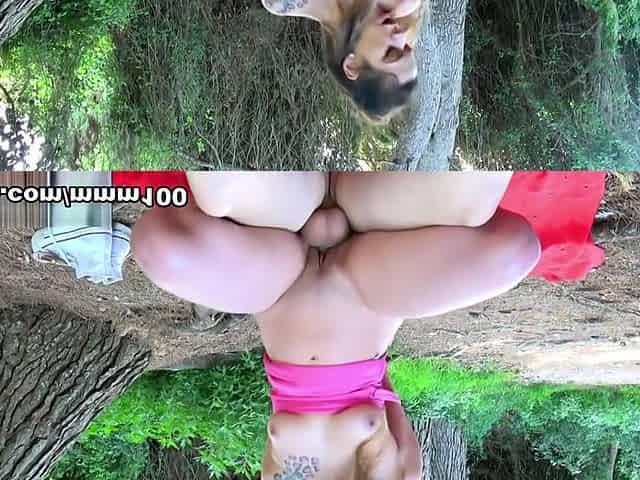 Cute young spanish teen Bella Rico fucked in the woods by Kevin White - MMM100
