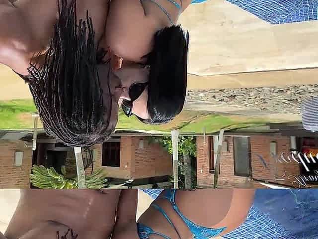 SW pair entice mother I'd like to fuck in the pool and screw her jointly
