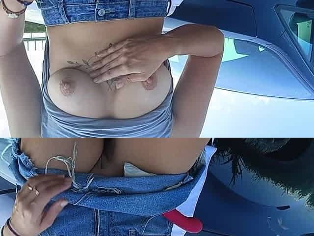 public masturbation to climax on the highway