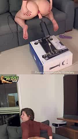 Kerolay Chaves Brazilian Baddie BBW fucking machine Onlyfans leak