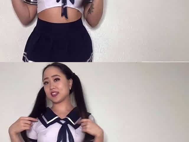 Asian Schoolgirl - Twerk and Tease