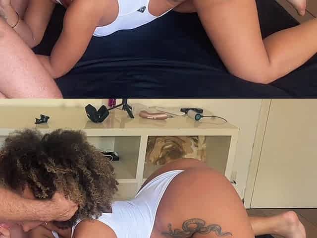 Exotic Twerk on Big Dick with Her Big Ass - Sexy Brunette Gets Wild in Rough Sex in Doggy Style and Cowgirl Ride Bts