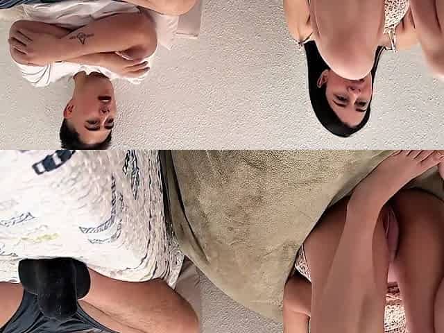 Veo Una Pelicula Con Mi Madrastra Y Terminamos Follando Duro Hasta Correrme En Su Boca Y Vagina 19 Min