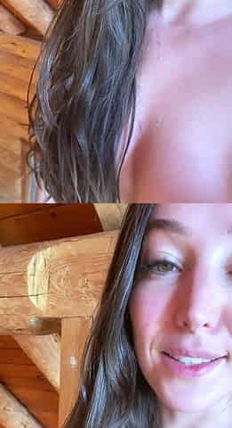 Hot brunette from squirt masturbating on webcam
