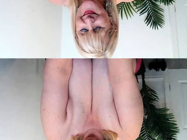 Big boobs milf masturbates with her dildo