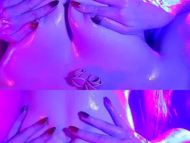 Amateur striptease and Solo masturbation