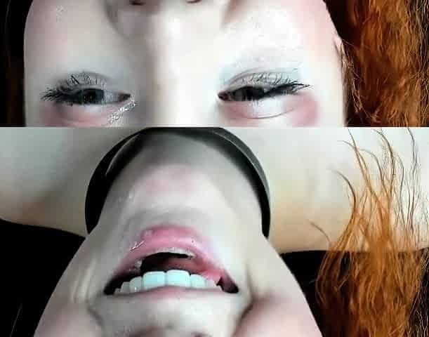 Busty Canadian MILF Drinks Her Own Milk on Webcam