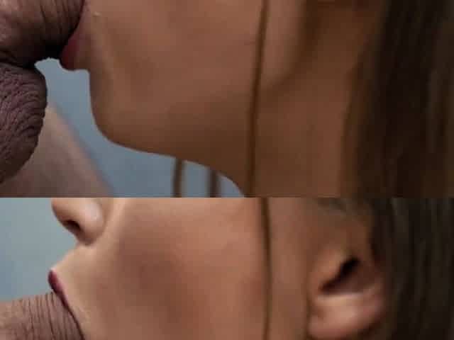 ASMR Close-Up Blowjob - Teen Loves Cum in Mouth