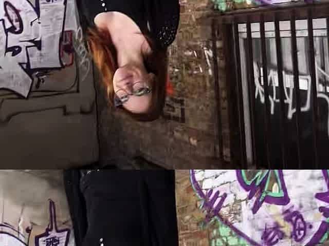GERMAN SCOUT - Glasses Ginger Redheadh MILF Mona Einhorny