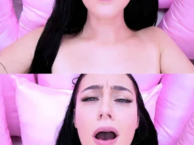 Tit fucked busty brunette blowjob babe sexy pov action