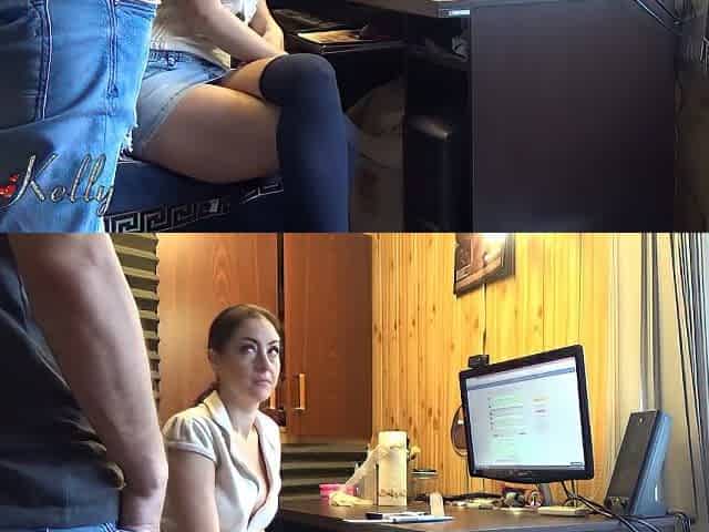 Wet Kelly In Slutty Secretary Fucked By Her Boss