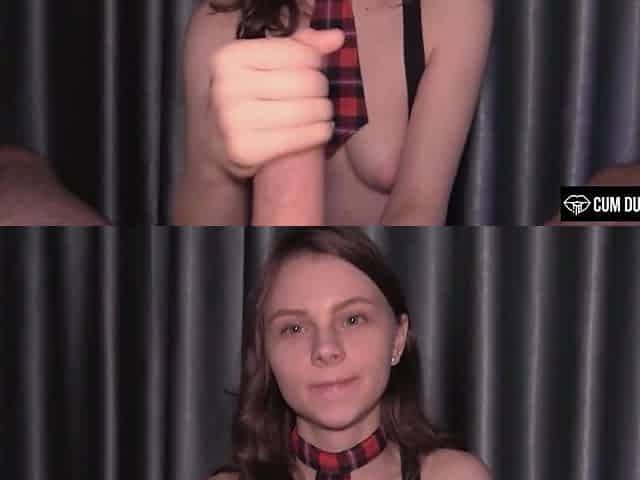 CumDumpsterTeens - HiYouth on top of a giant penis