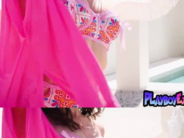 Slender exposed mother I'd like to fuck Brooke Tilli radiates playful glamour below the sun