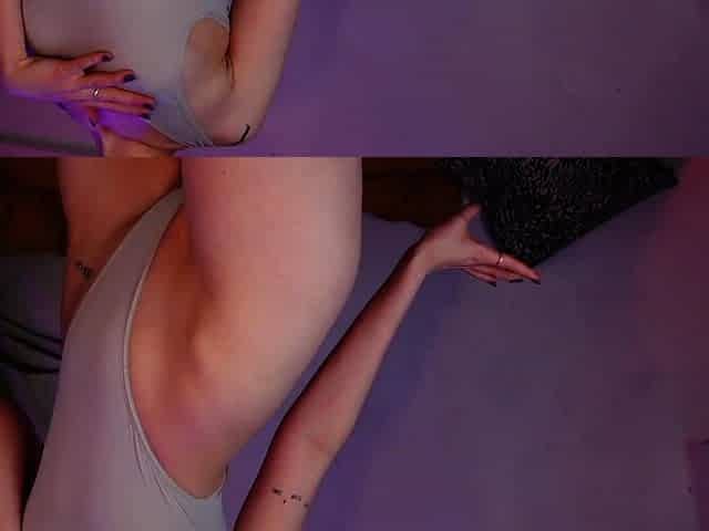 Busty brunette amateur gives sexy blowjob in bedroom