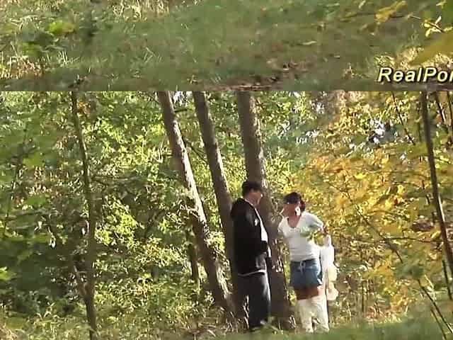 wild anal bang in the wood